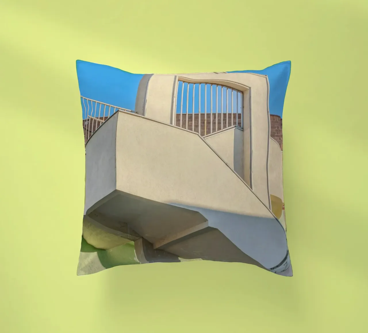 escalier coussin de pastel color shape