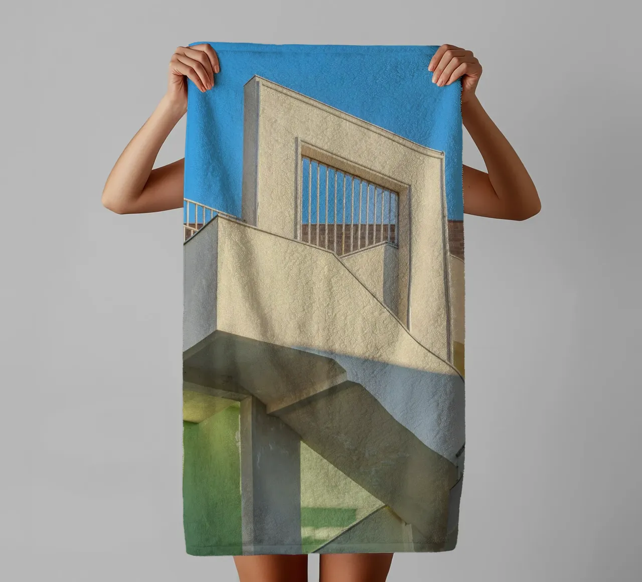 scala asciugamano da bagno da pastel color shape