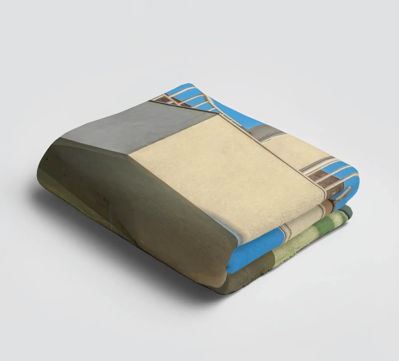 staircase badhanddoek van pastel color shape