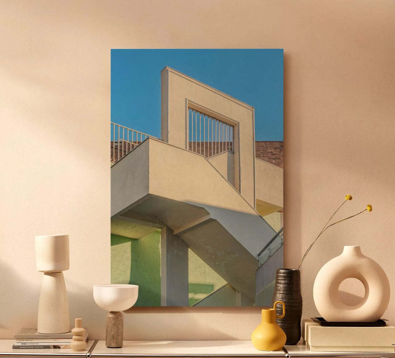 scala alluminio dibond da pastel color shape