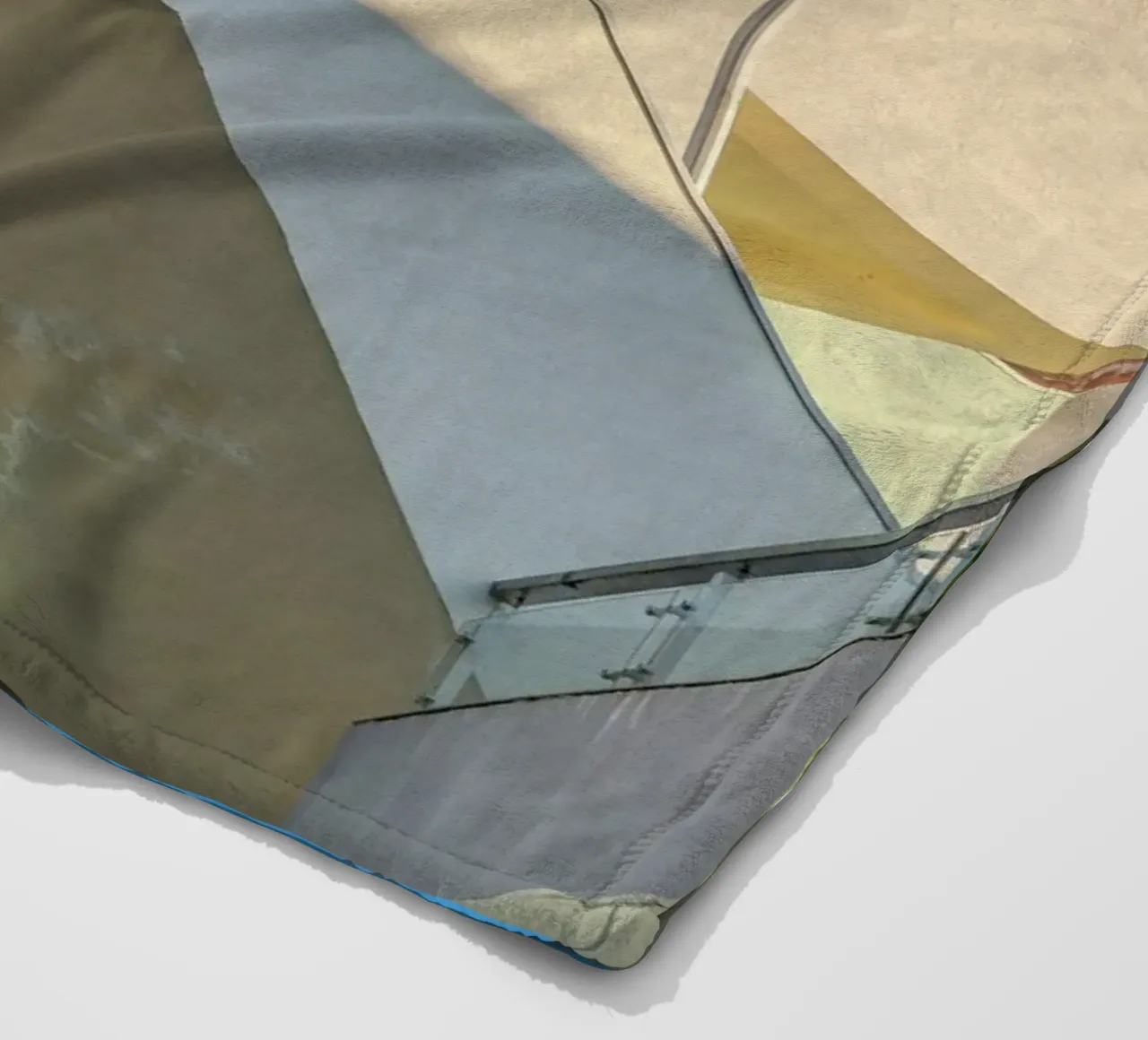 scala coperta in pile da pastel color shape