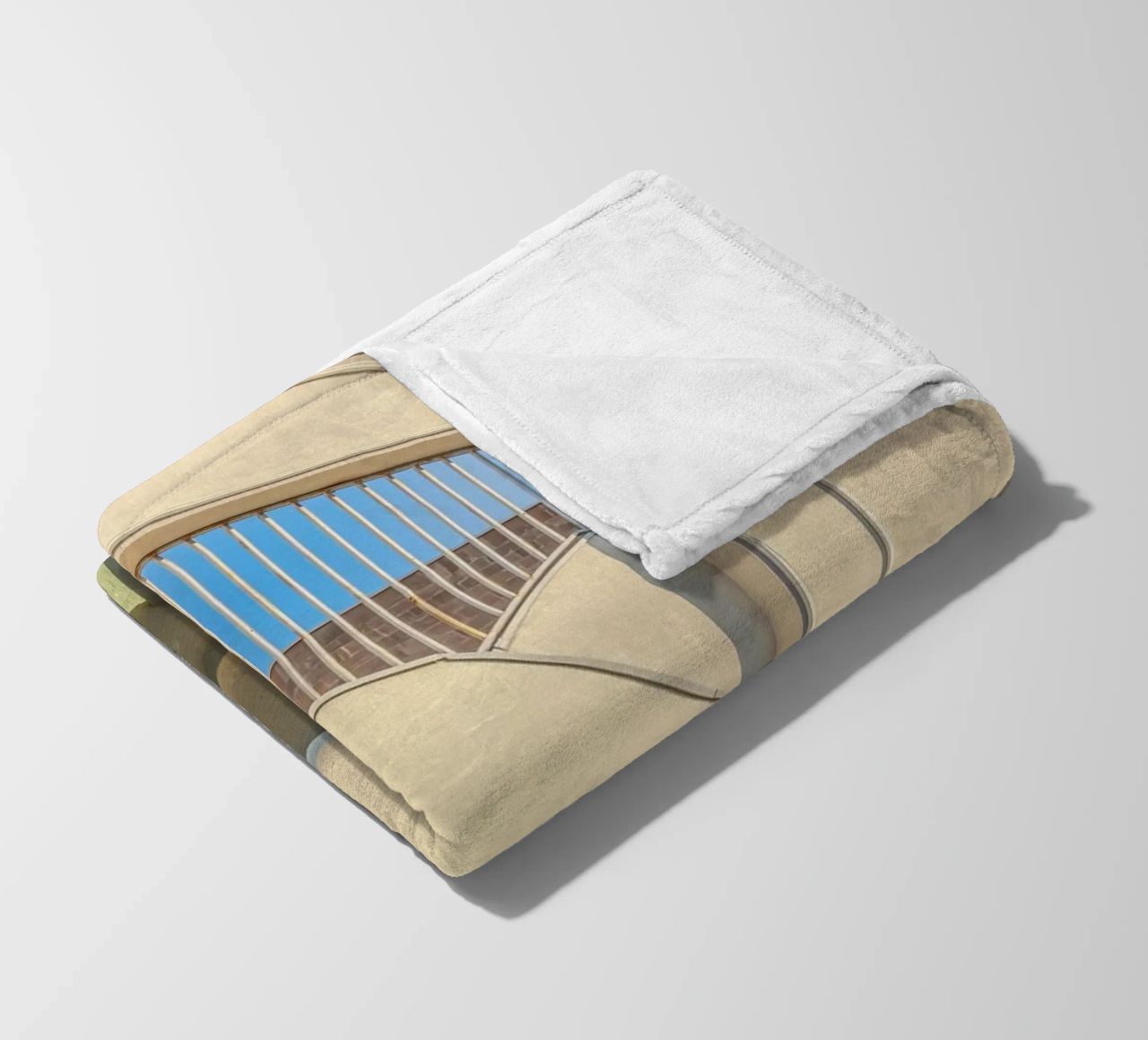 scala coperta in pile da pastel color shape