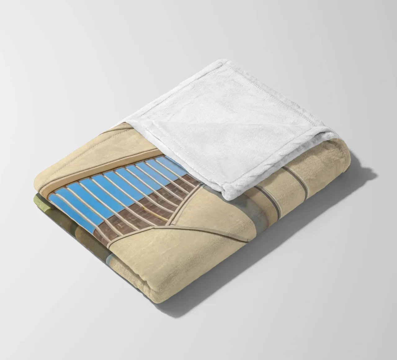 scala coperta in pile da pastel color shape