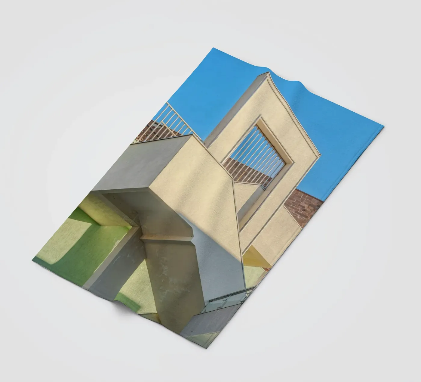 Treppe Fleecedecke von pastel color shape