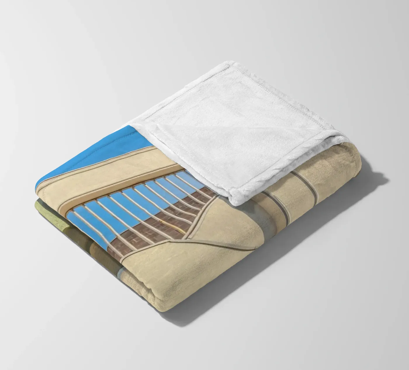 Treppe Fleecedecke von pastel color shape