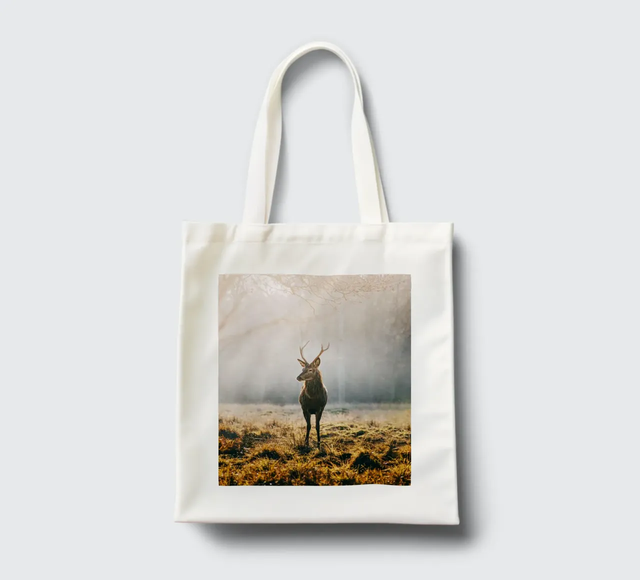 undergrowth antlers tote bag by animal story home