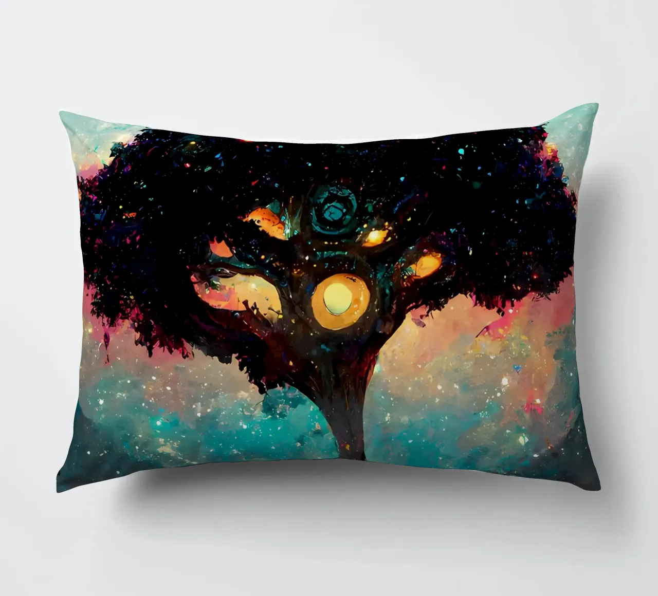 galassia dell'albero cosmico cuscino da Jennifer R Spyhalski