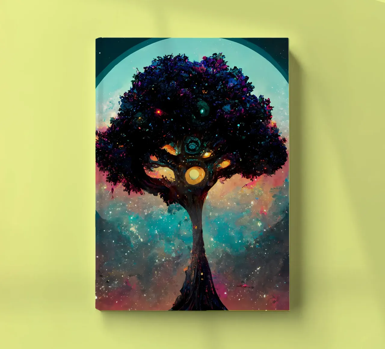 cosmic tree galaxy notebook by Jennifer R Spyhalski