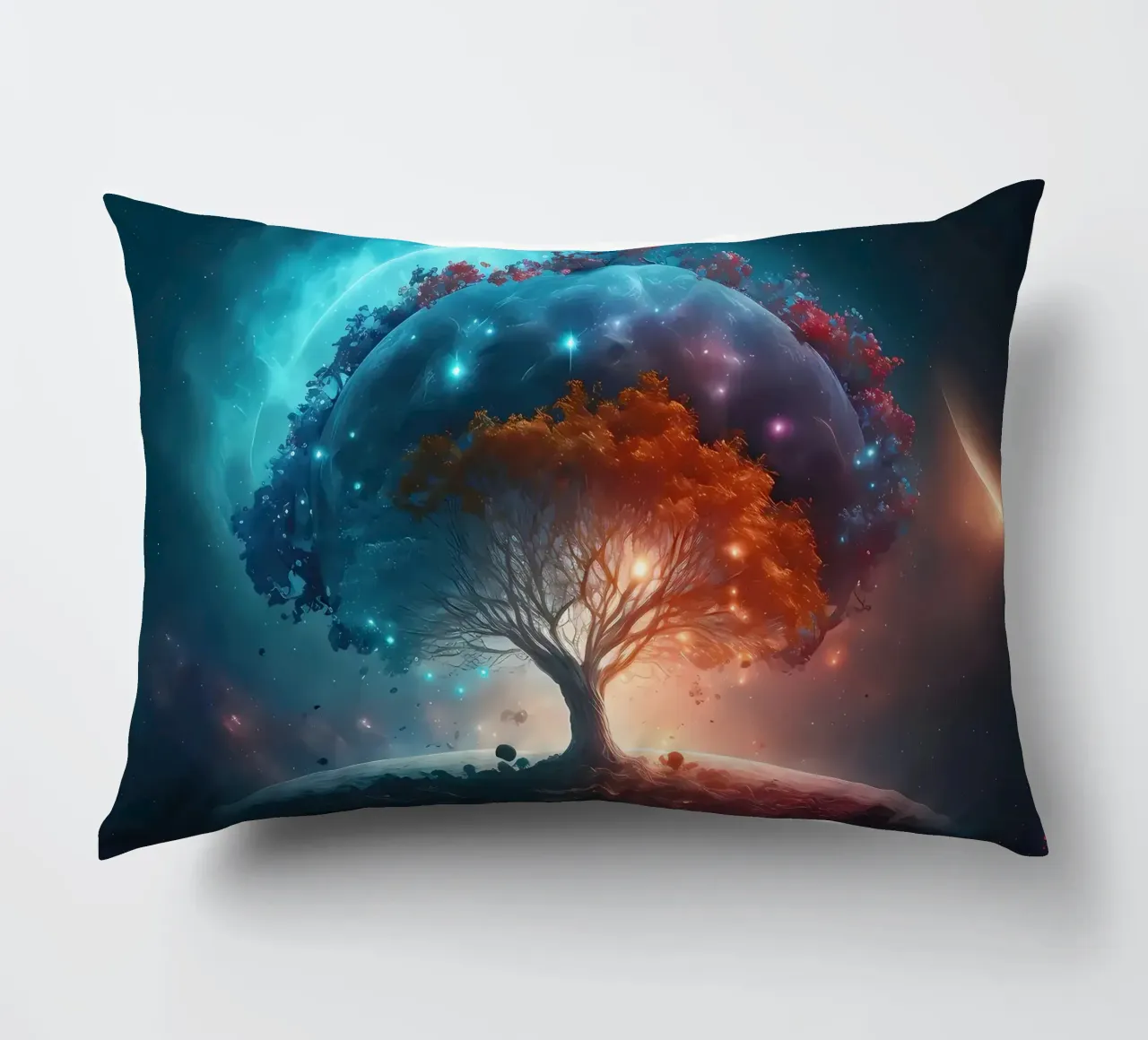 albero terra pianeti cuscino da Jennifer R Spyhalski