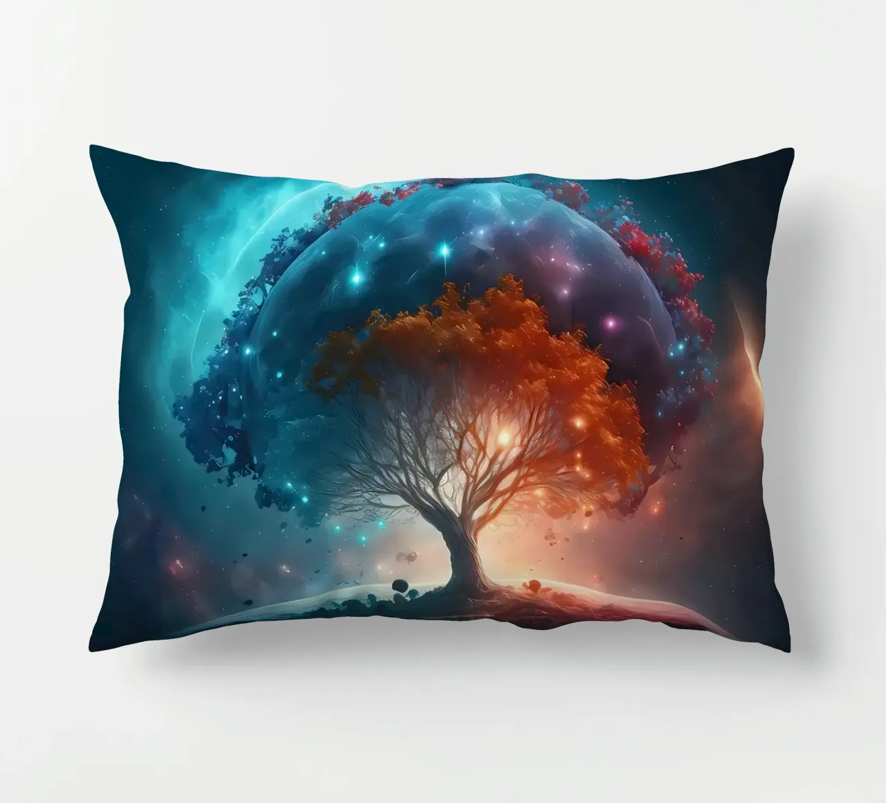 albero terra pianeti cuscino da Jennifer R Spyhalski