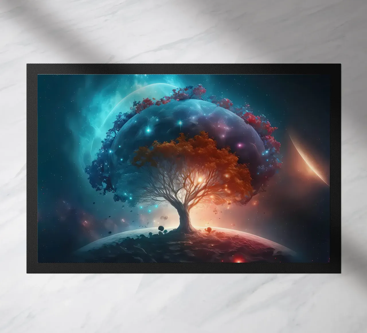 albero terra pianeti zerbino da Jennifer R Spyhalski