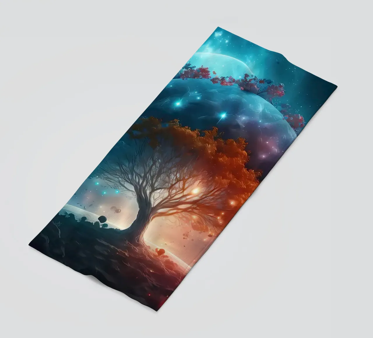 albero terra pianeti telo mare da Jennifer R Spyhalski