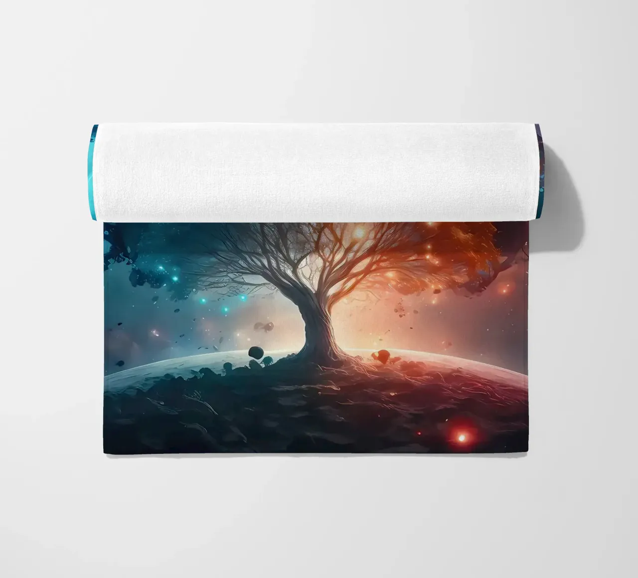 albero terra pianeti telo mare da Jennifer R Spyhalski