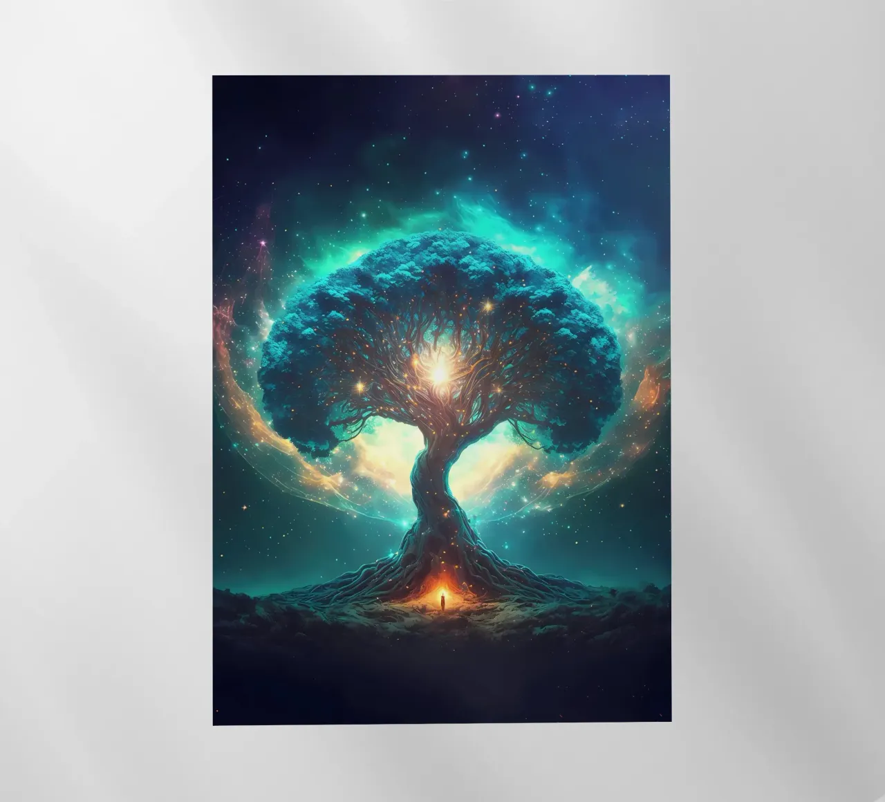albero luce stellata pellicola backlit da Jennifer R Spyhalski