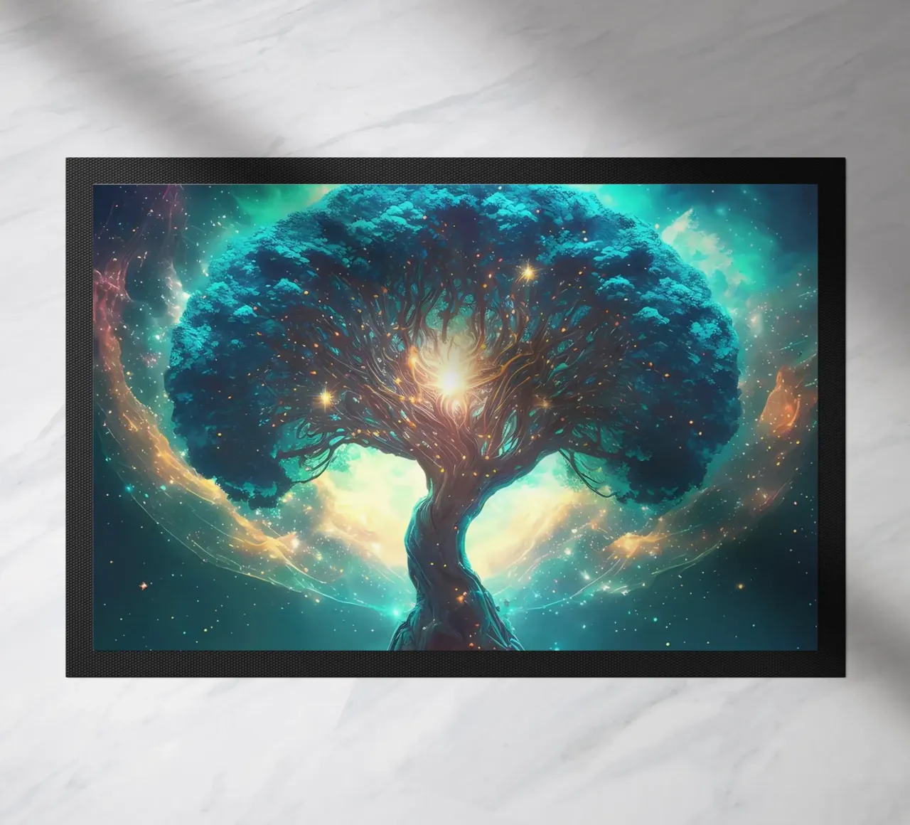 albero luce stellata zerbino da Jennifer R Spyhalski