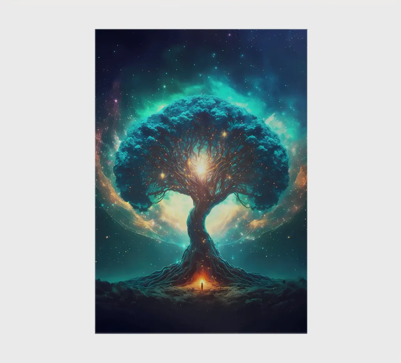 tree starry-sky light notebook by Jennifer R Spyhalski