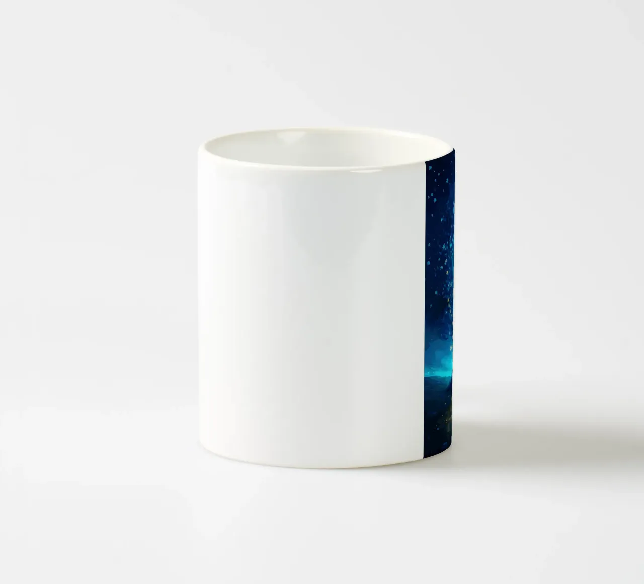 albero foglie farfalle tazza in ceramica da Jennifer R Spyhalski