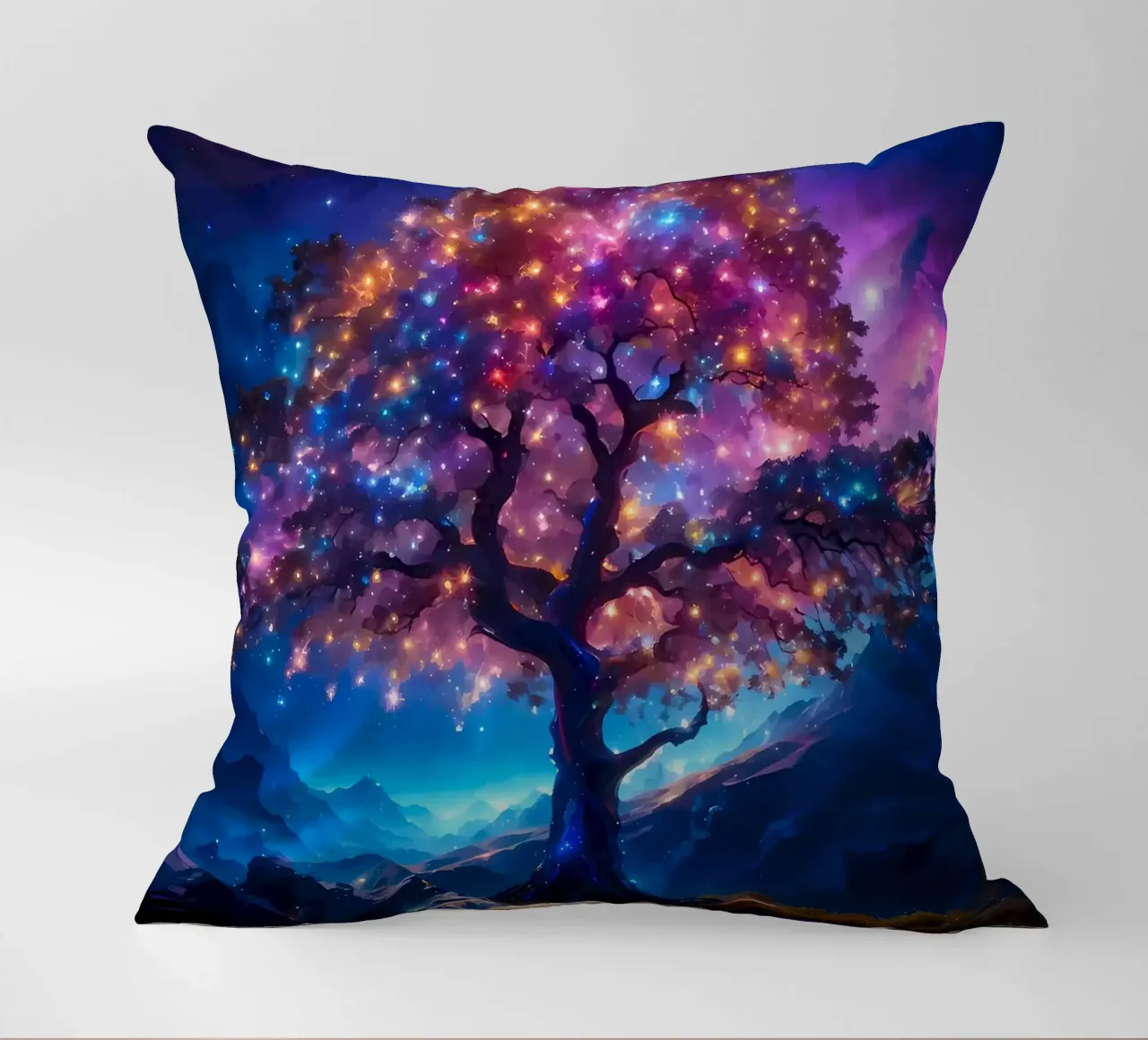 albero stelle galassia cuscino da Jennifer R Spyhalski