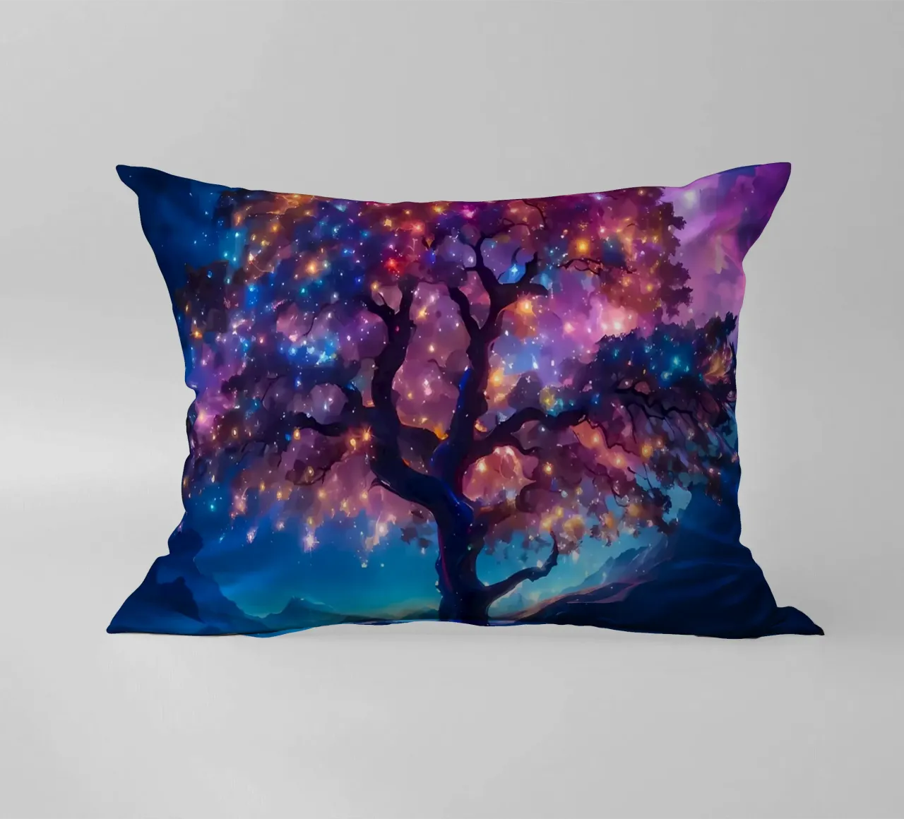 albero stelle galassia cuscino da Jennifer R Spyhalski