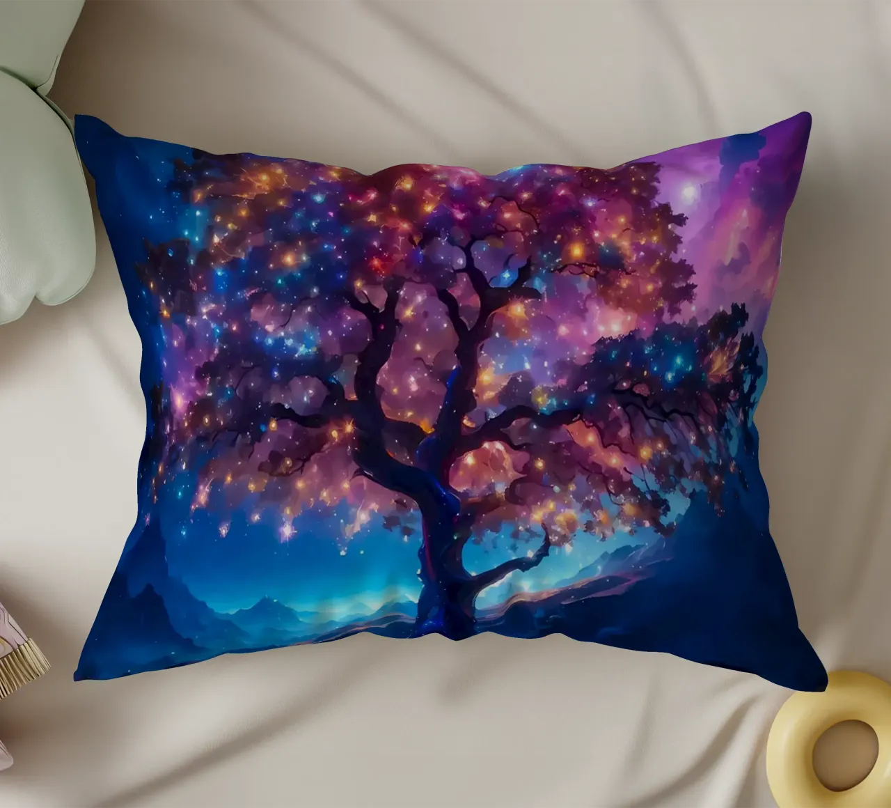 albero stelle galassia cuscino da Jennifer R Spyhalski