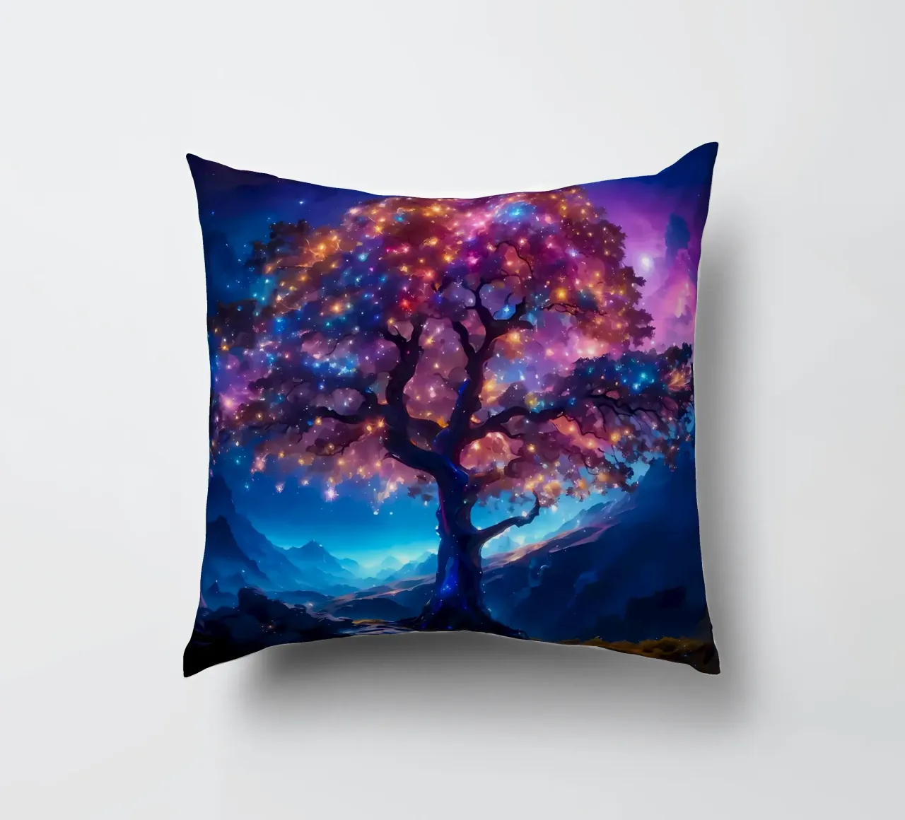 albero stelle galassia cuscino da Jennifer R Spyhalski