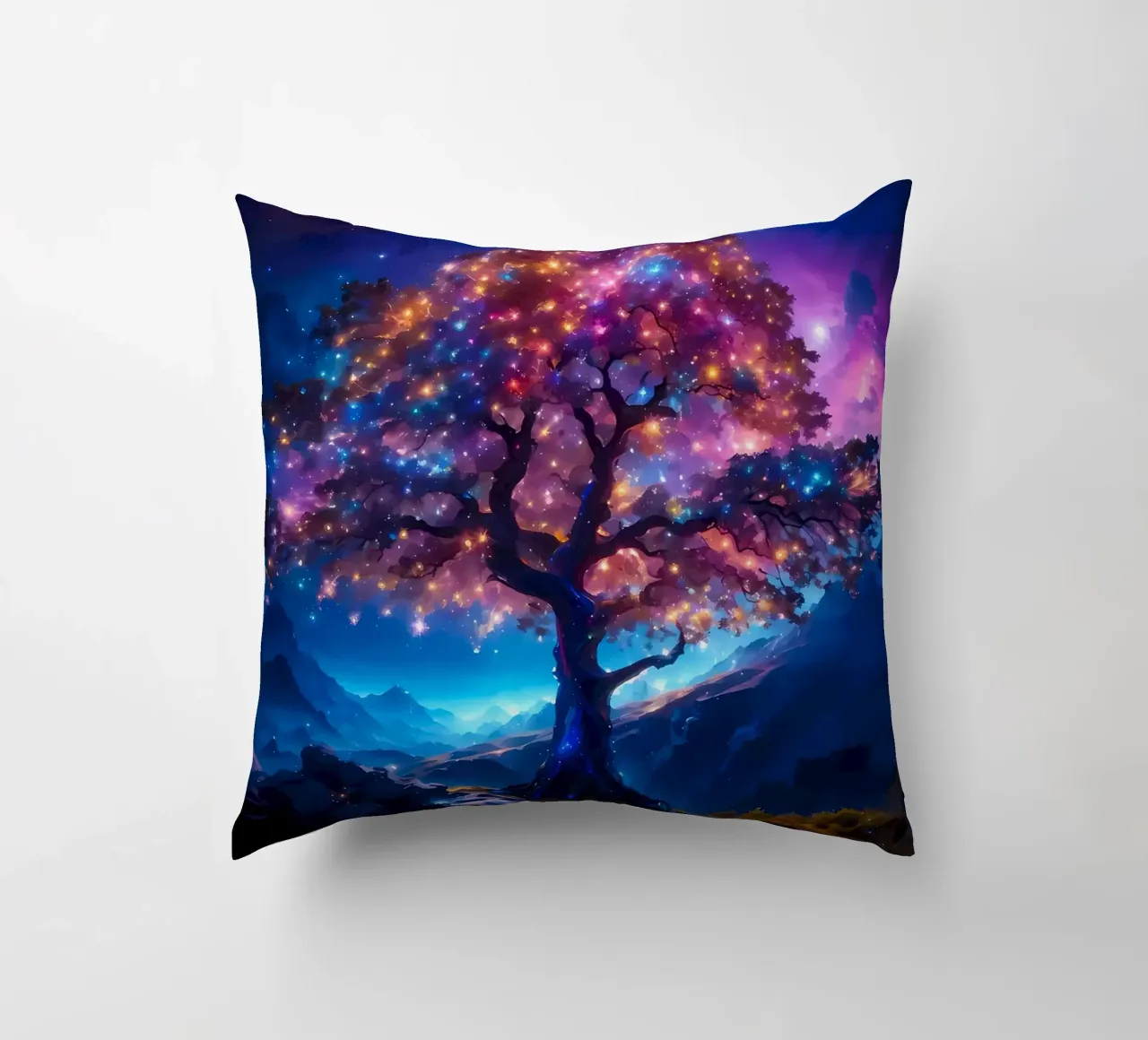 albero stelle galassia cuscino da Jennifer R Spyhalski
