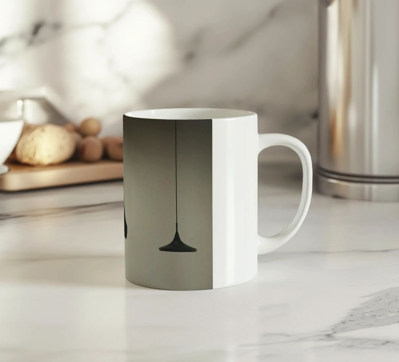 tre lampade a sospensione tazza in ceramica da pastel color shape