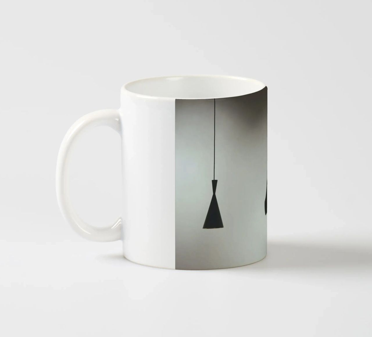 tre lampade a sospensione tazza in ceramica da pastel color shape