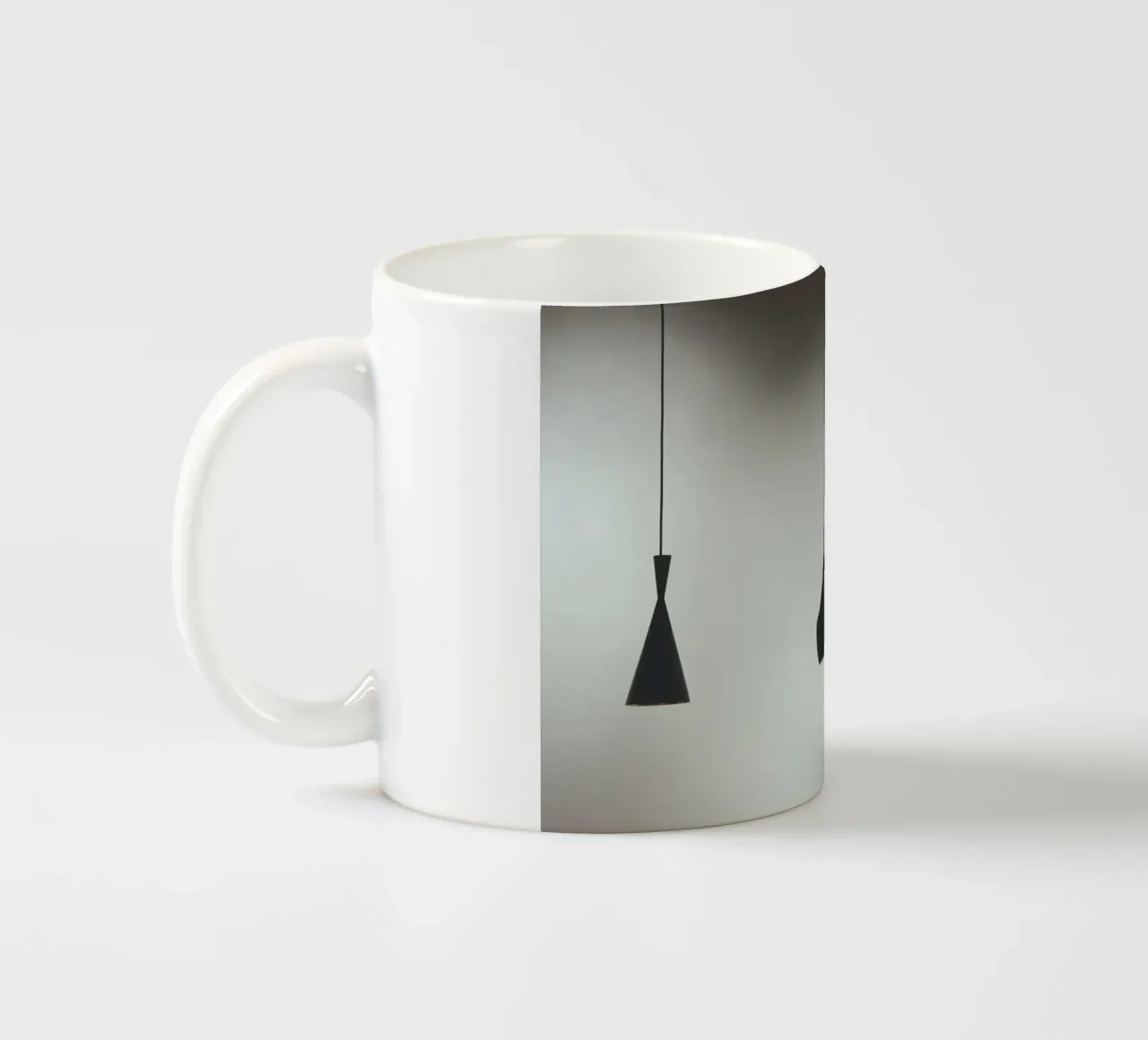 drei Hängelampen Keramik Tasse von pastel color shape