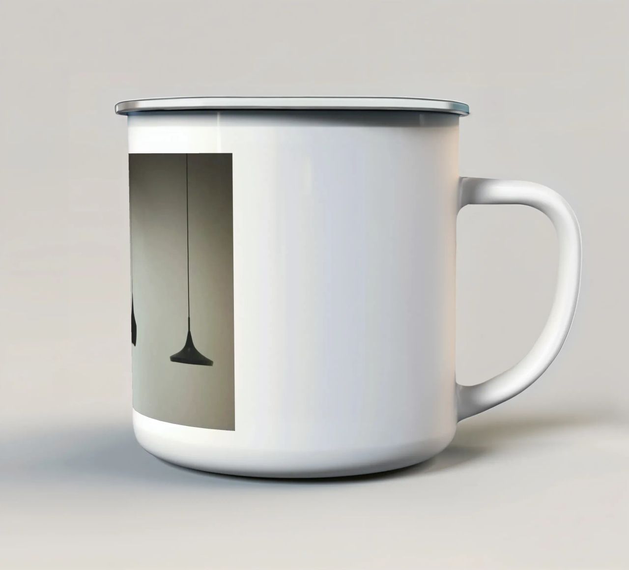 tre lampade a sospensione tazza in smalto da pastel color shape