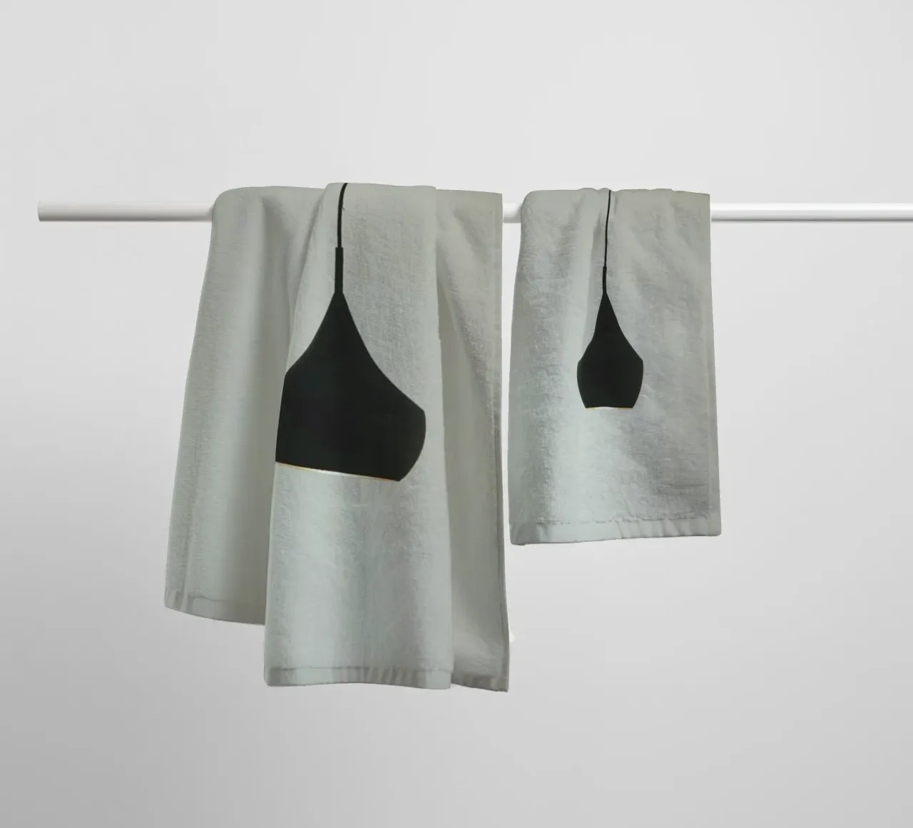 tre lampade a sospensione asciugamano da bagno da pastel color shape
