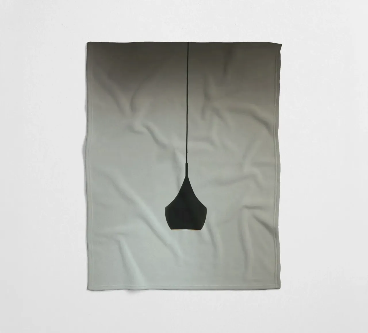 tre lampade a sospensione coperta in pile da pastel color shape