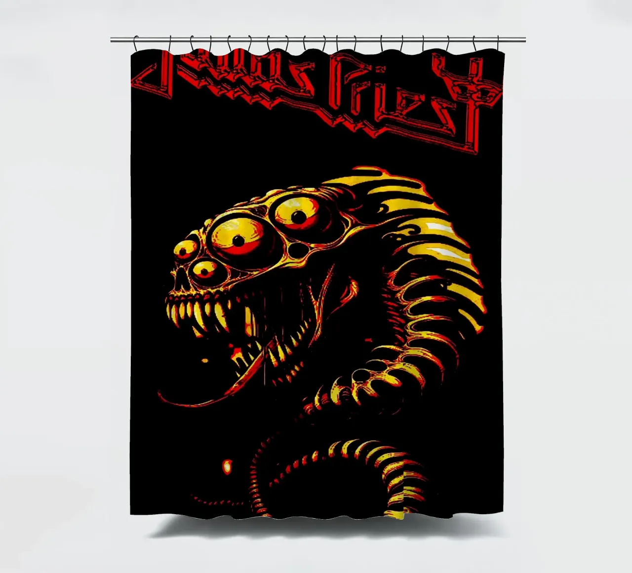 Judas Priest band shower curtain by vanhesling