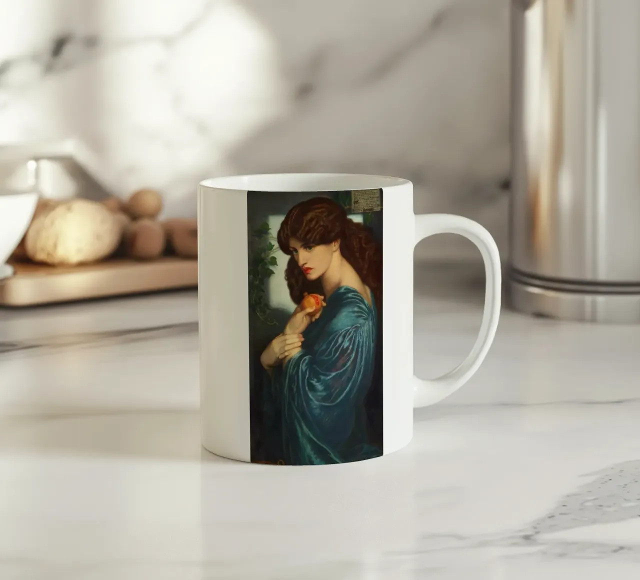"Proserpina" di Dante Gabriel Rossetti tazza in ceramica da Art History