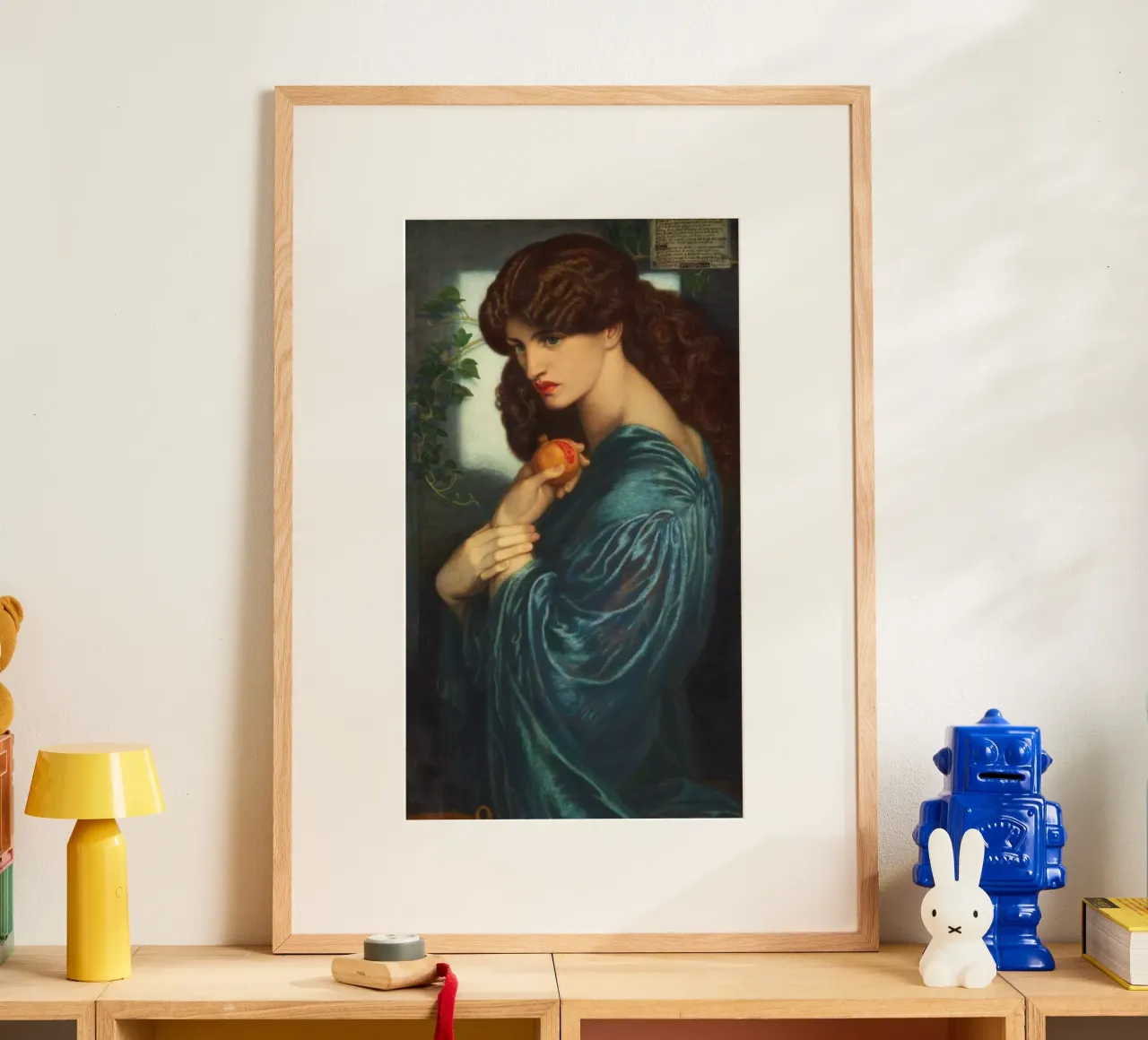 "Proserpina" di Dante Gabriel Rossetti poster con telaio in plastica da Art History