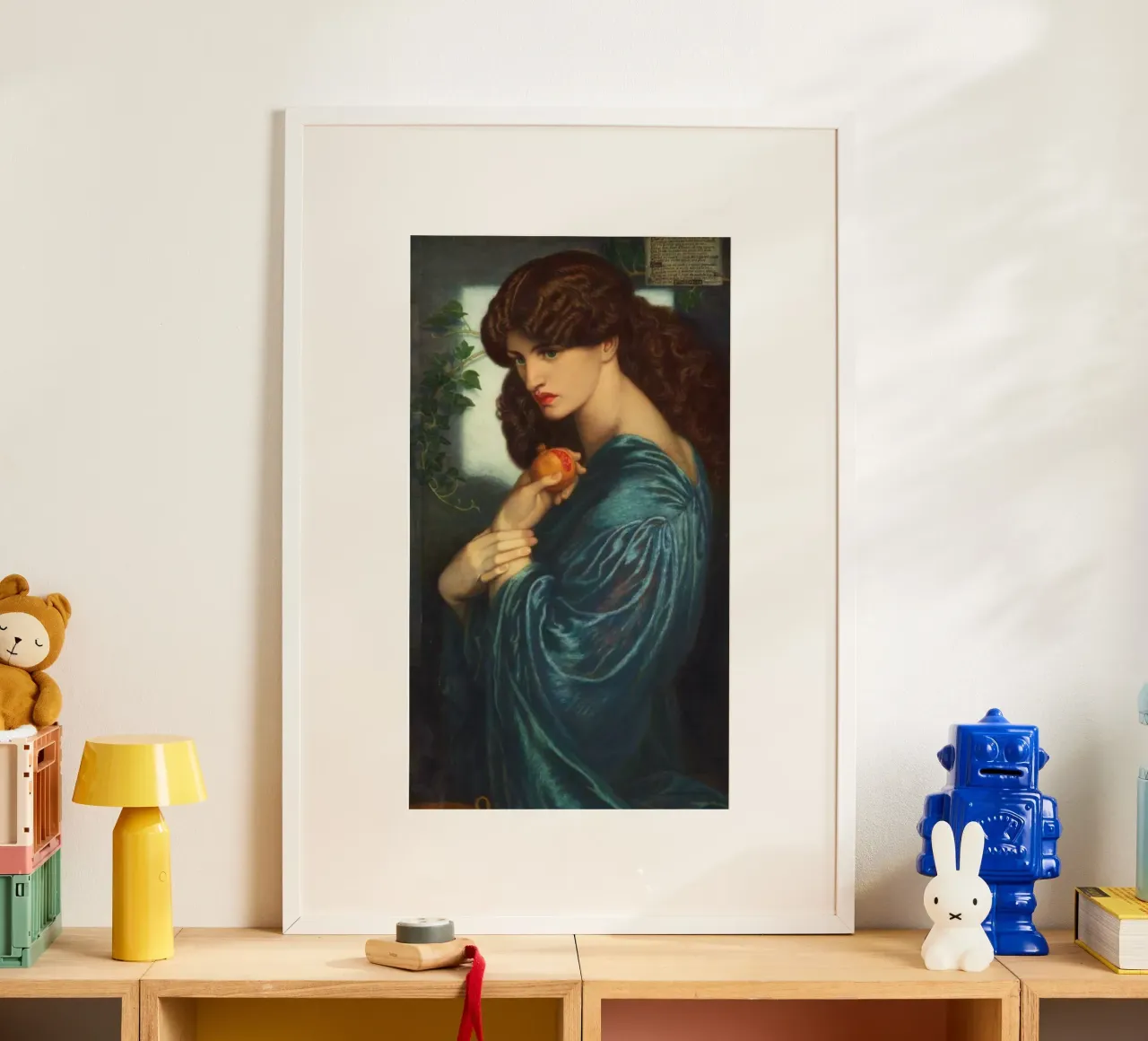"Proserpina" di Dante Gabriel Rossetti poster con telaio in plastica da Art History