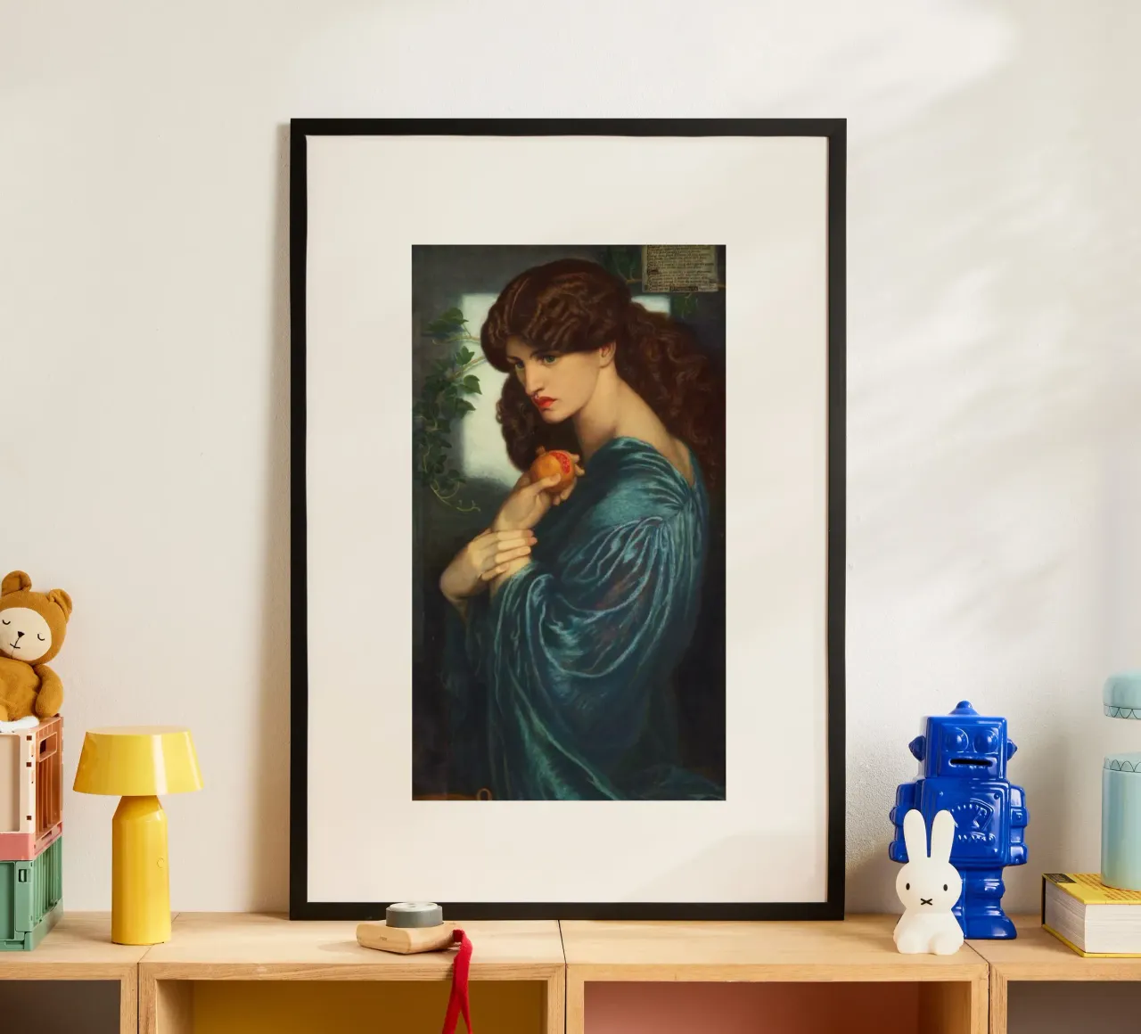 "Proserpina" di Dante Gabriel Rossetti poster con telaio in plastica da Art History