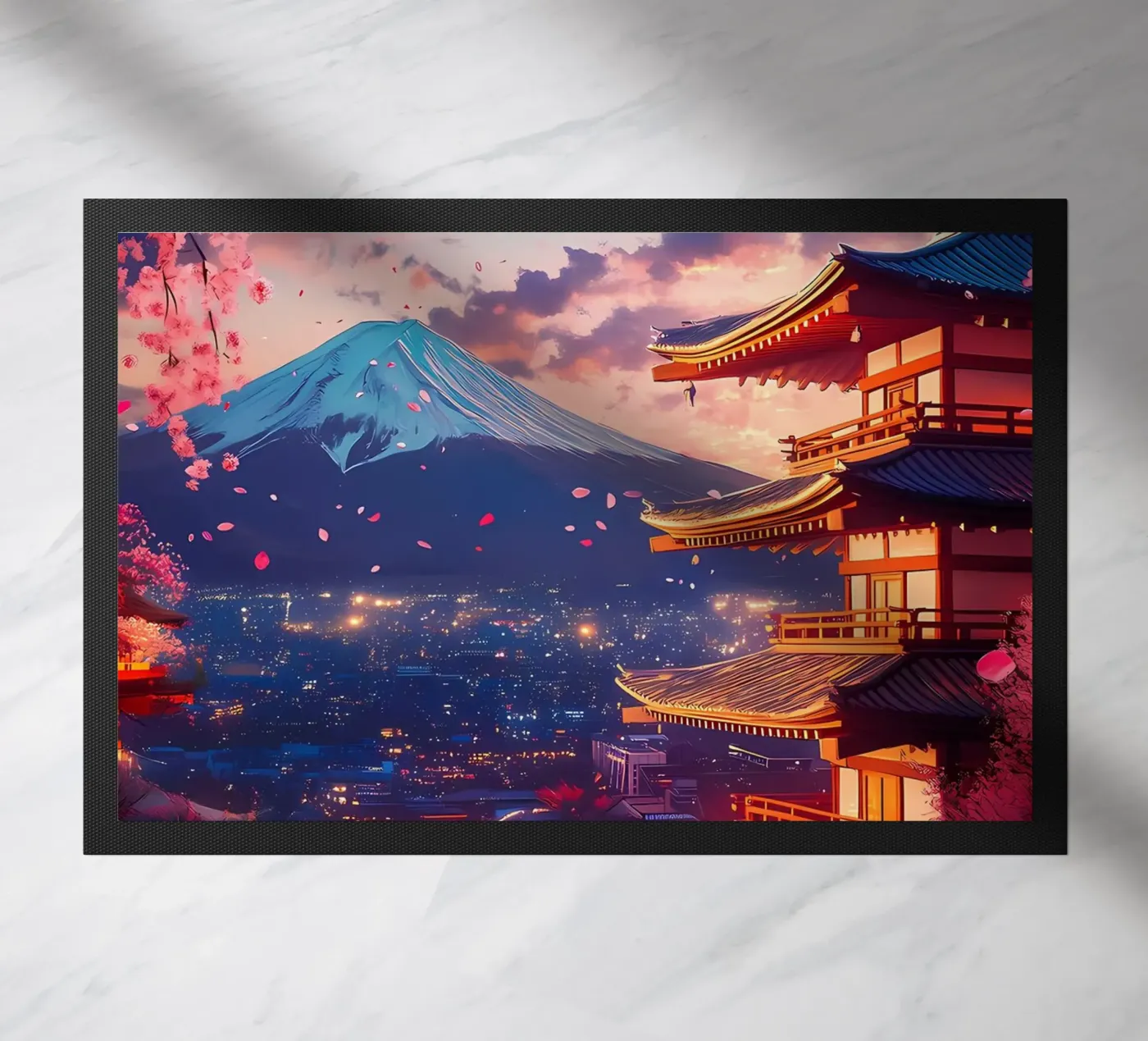 berg pagode deurmat van MountainShop