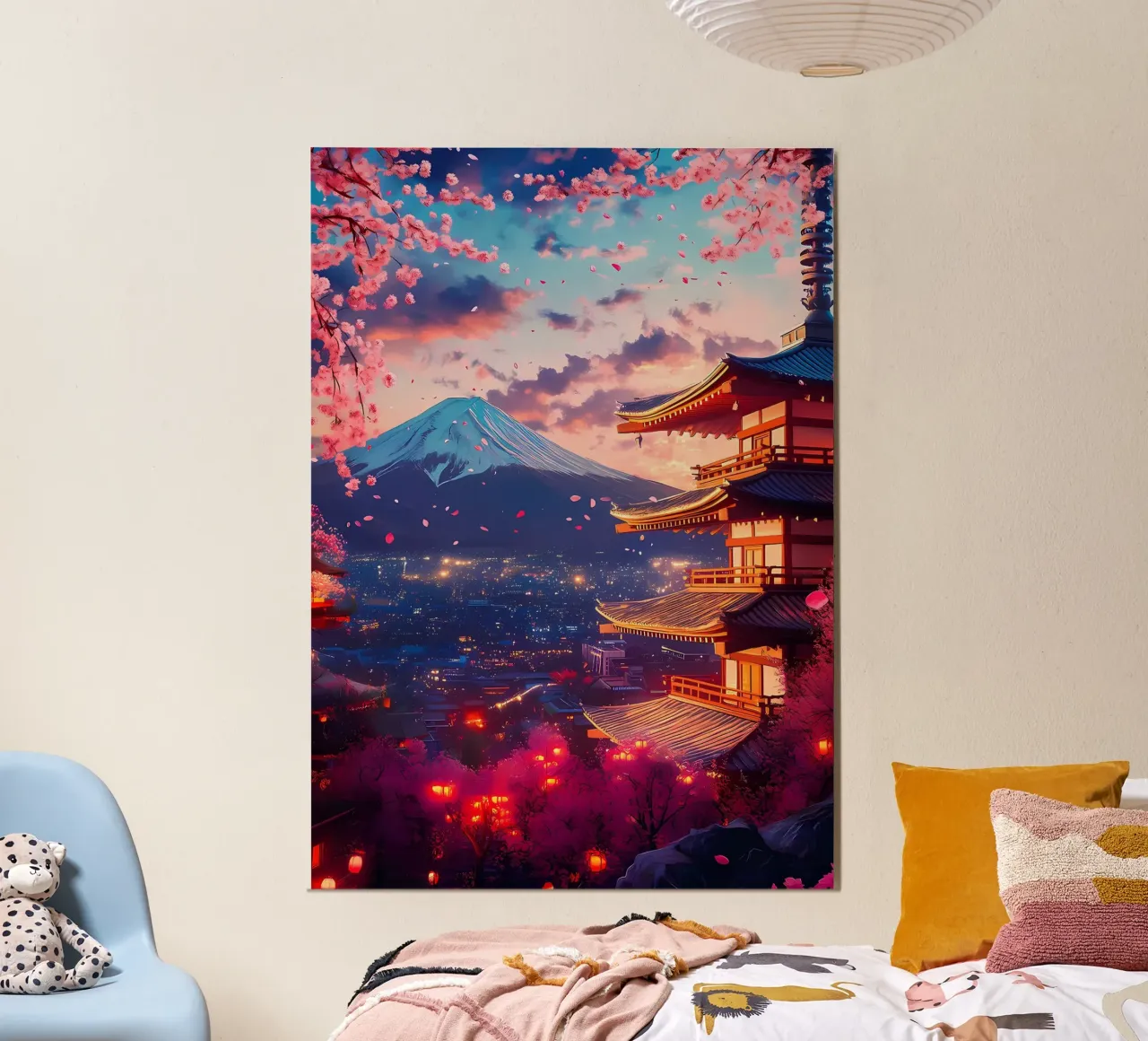 pagoda di montagna poster con telaio in plastica da MountainShop
