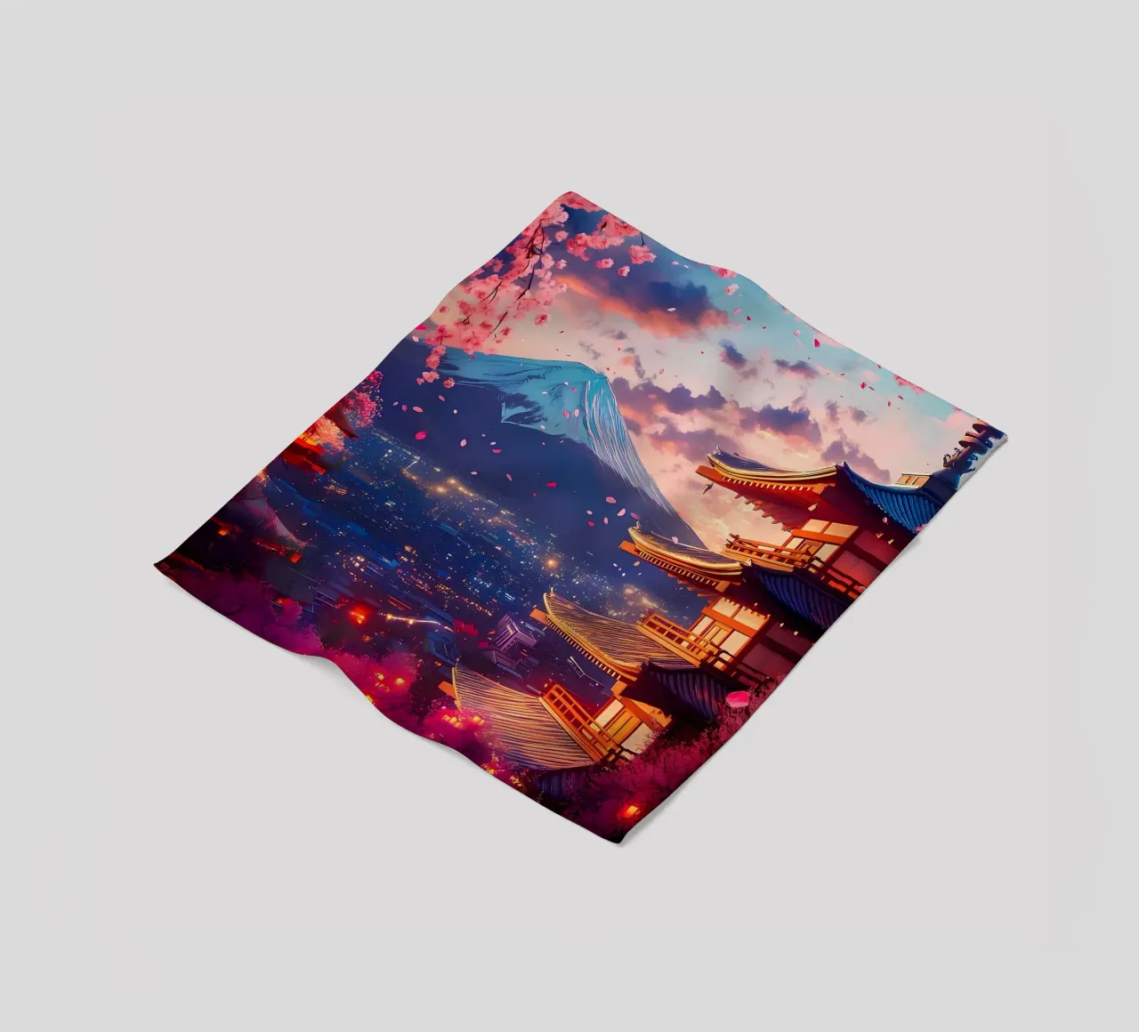 mountain pagoda Fleecedecke von MountainShop