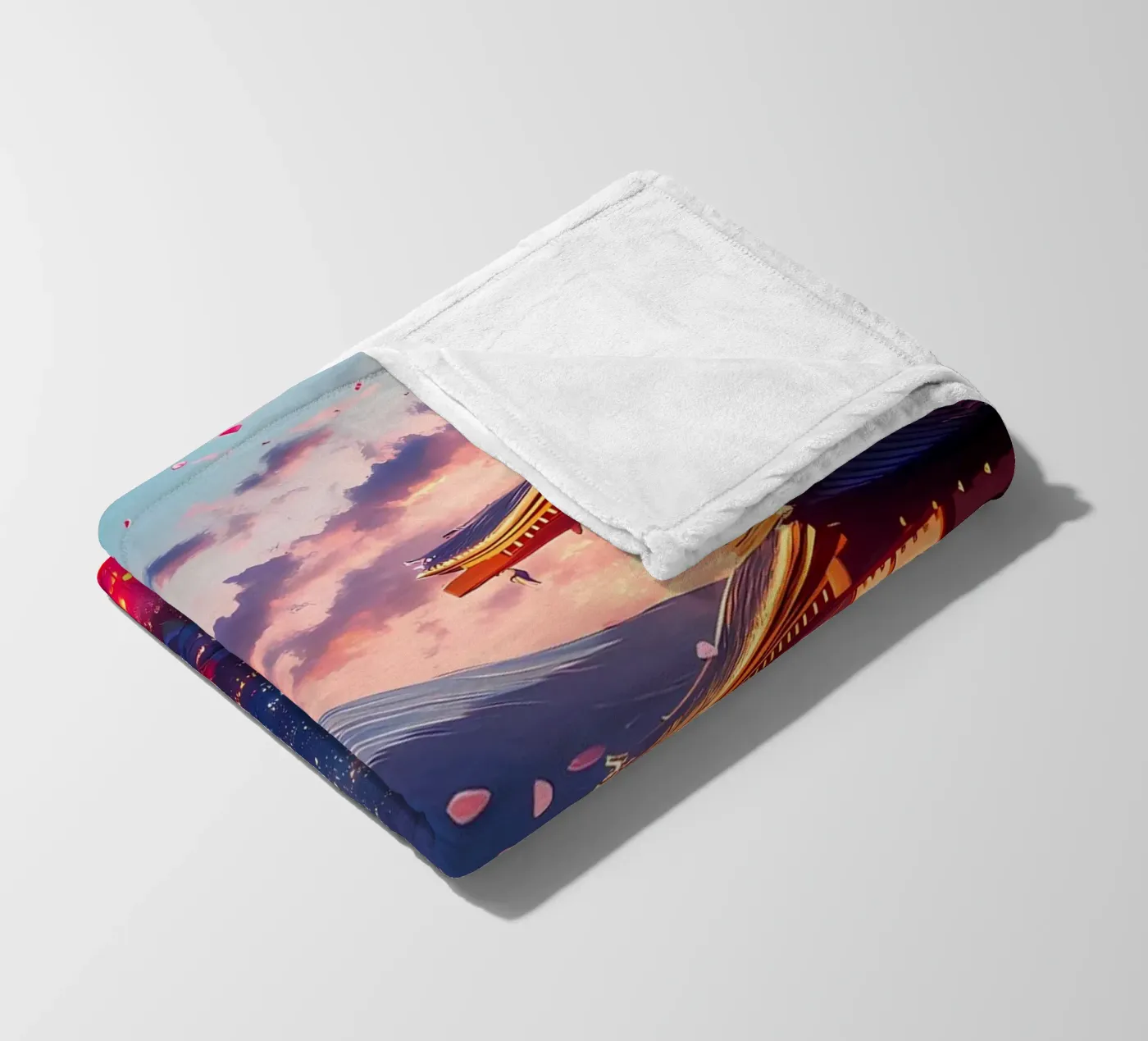 Bergpagode Fleecedecke von MountainShop