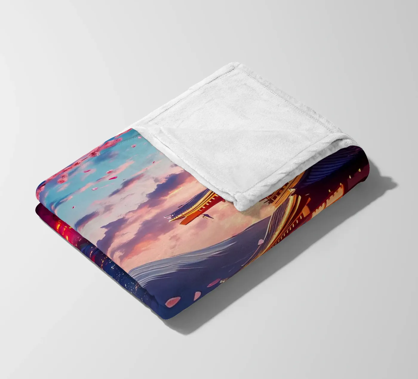 Bergpagode Fleecedecke von MountainShop