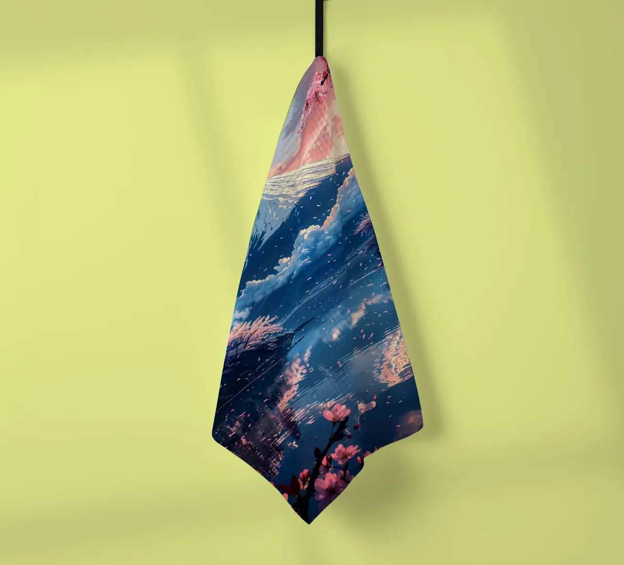 fleurs de cerisier de montagne torchon de MountainShop