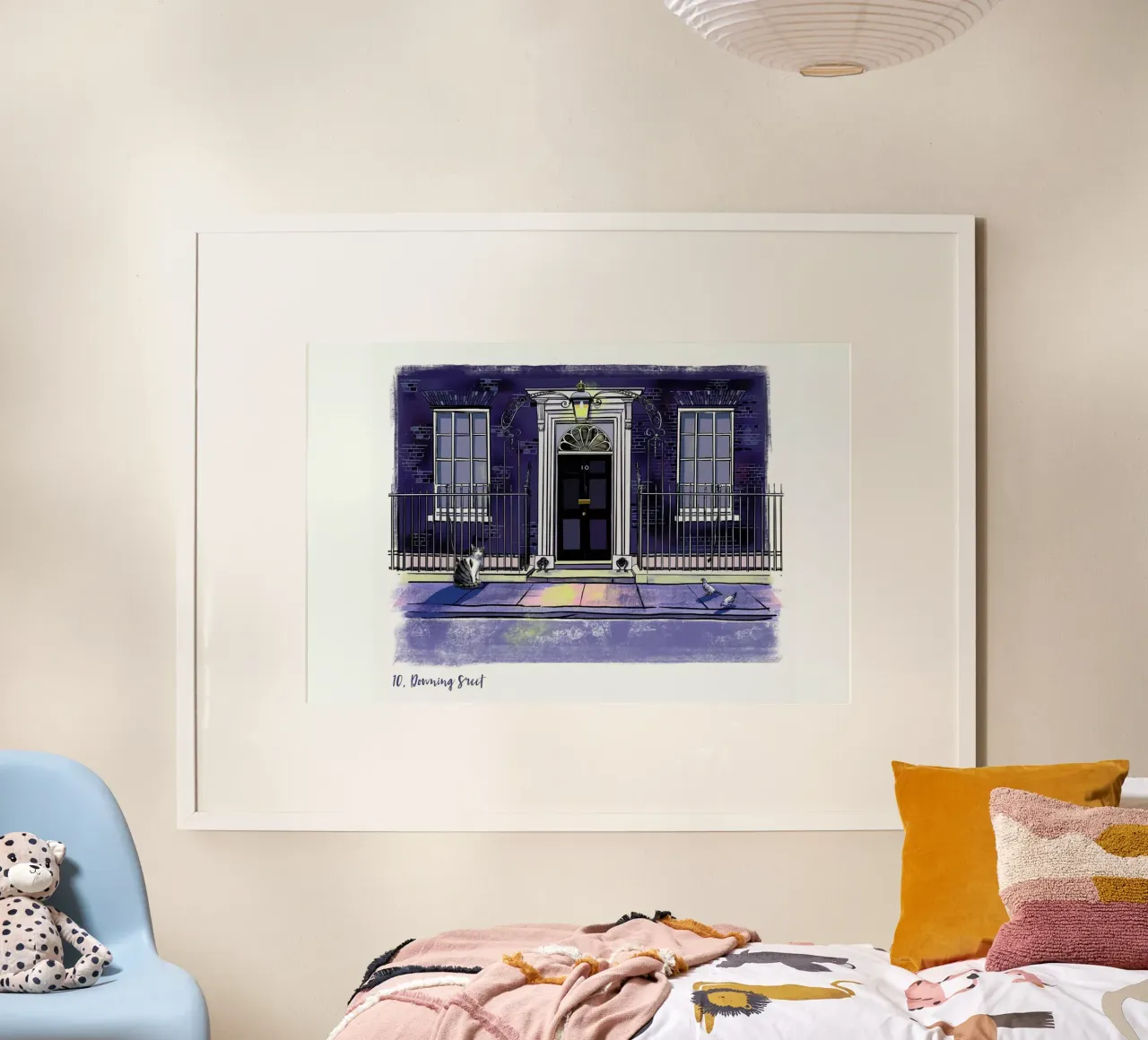 London No.10 Downing St carta hahnemühle da Rocket68