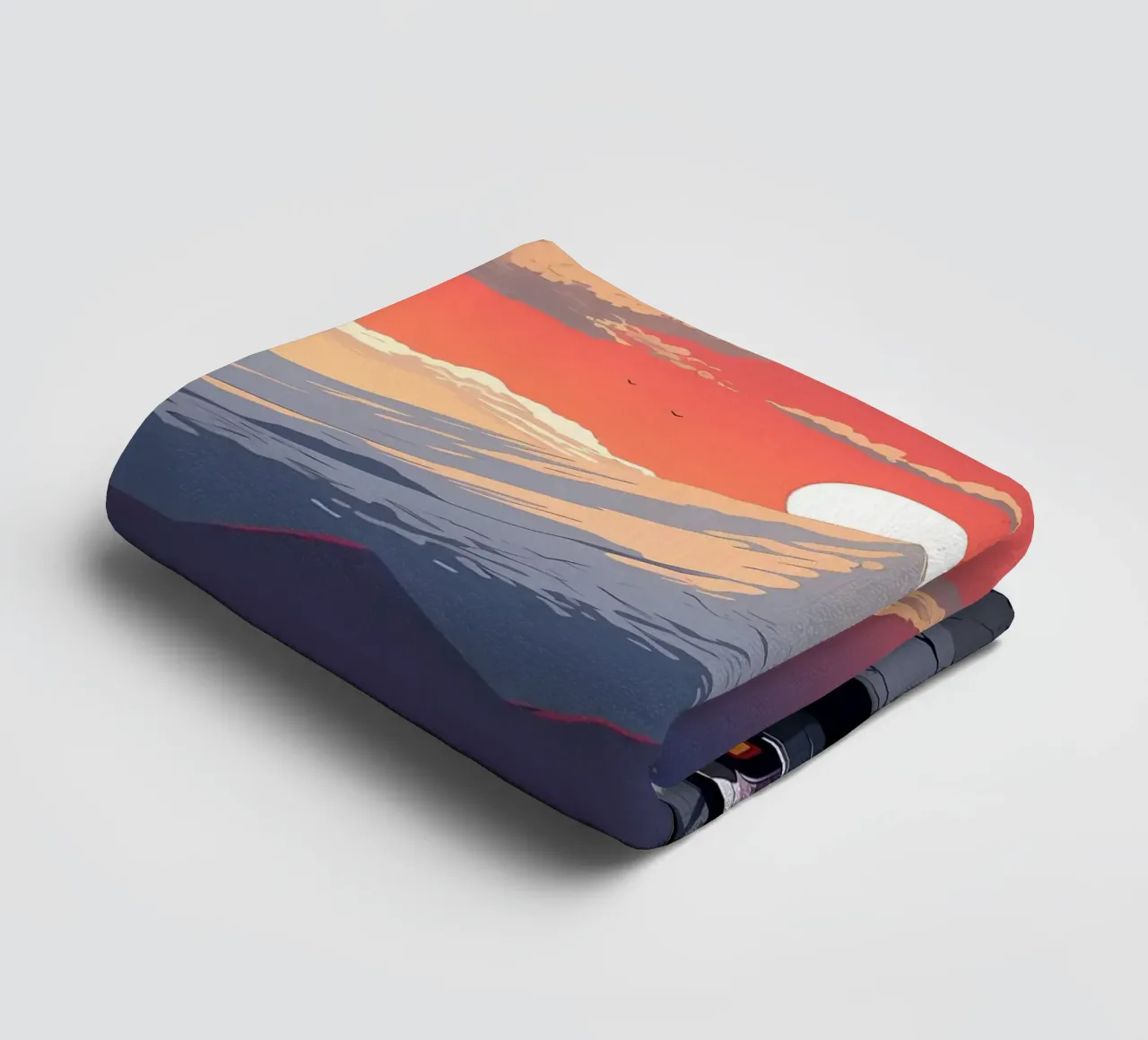 auto sunset mountain asciugamano da bagno da MountainShop
