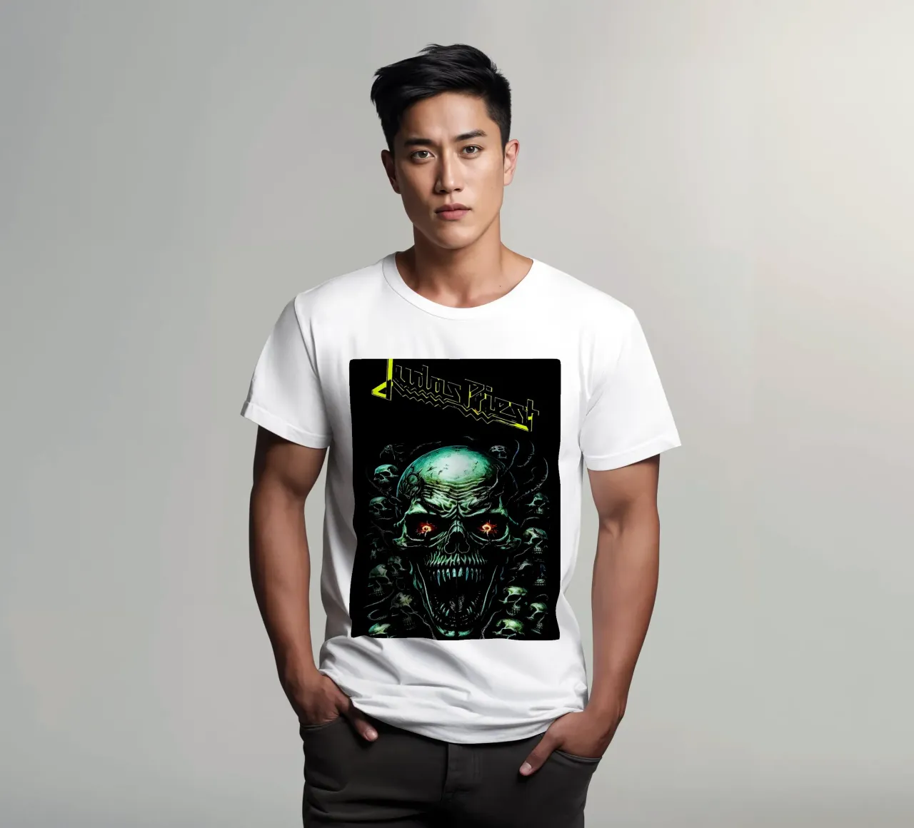 Le groupe Judas Priest t-shirt de vanhesling