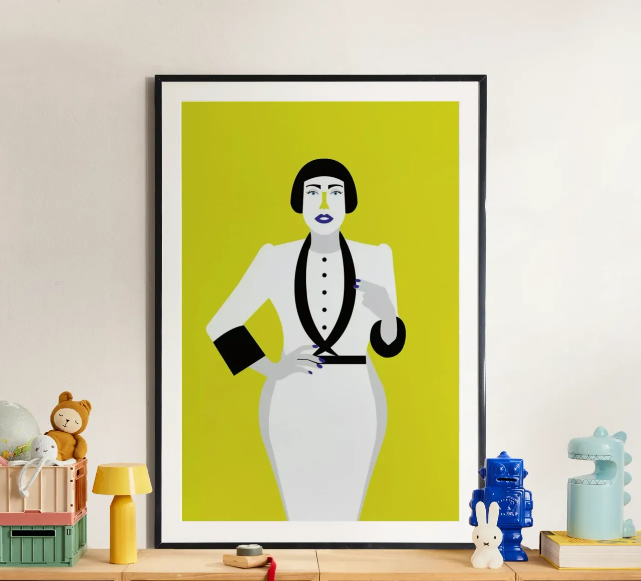 Ofelia poster con telaio in alluminio da Dignity