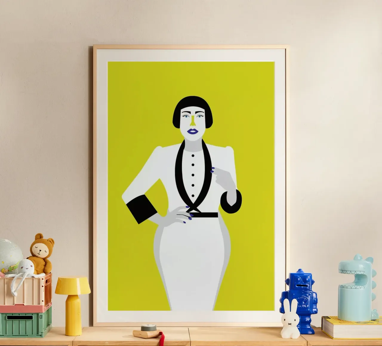 Ofelia poster con telaio in alluminio da Dignity