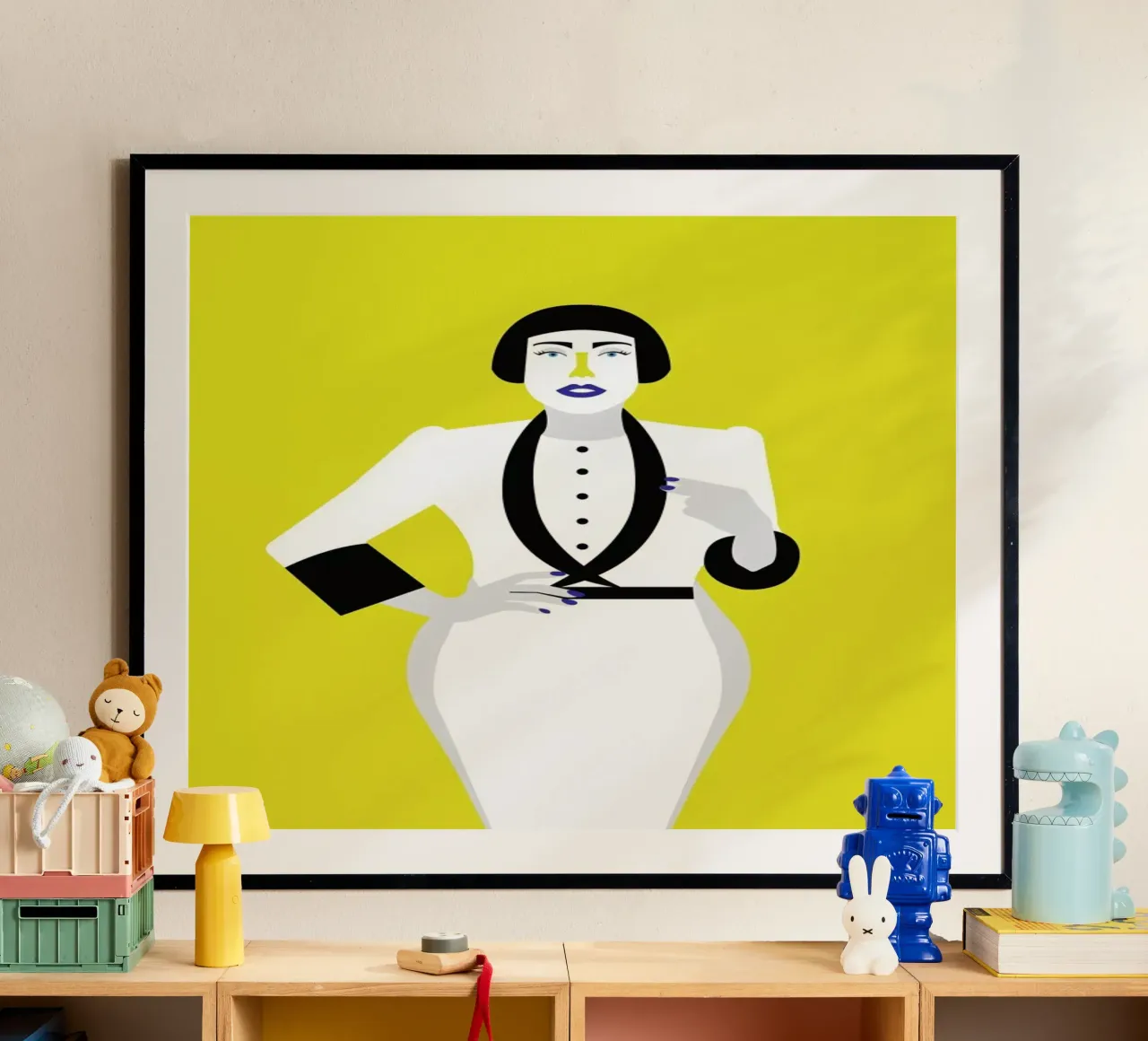 Ofelia poster con telaio in alluminio da Dignity