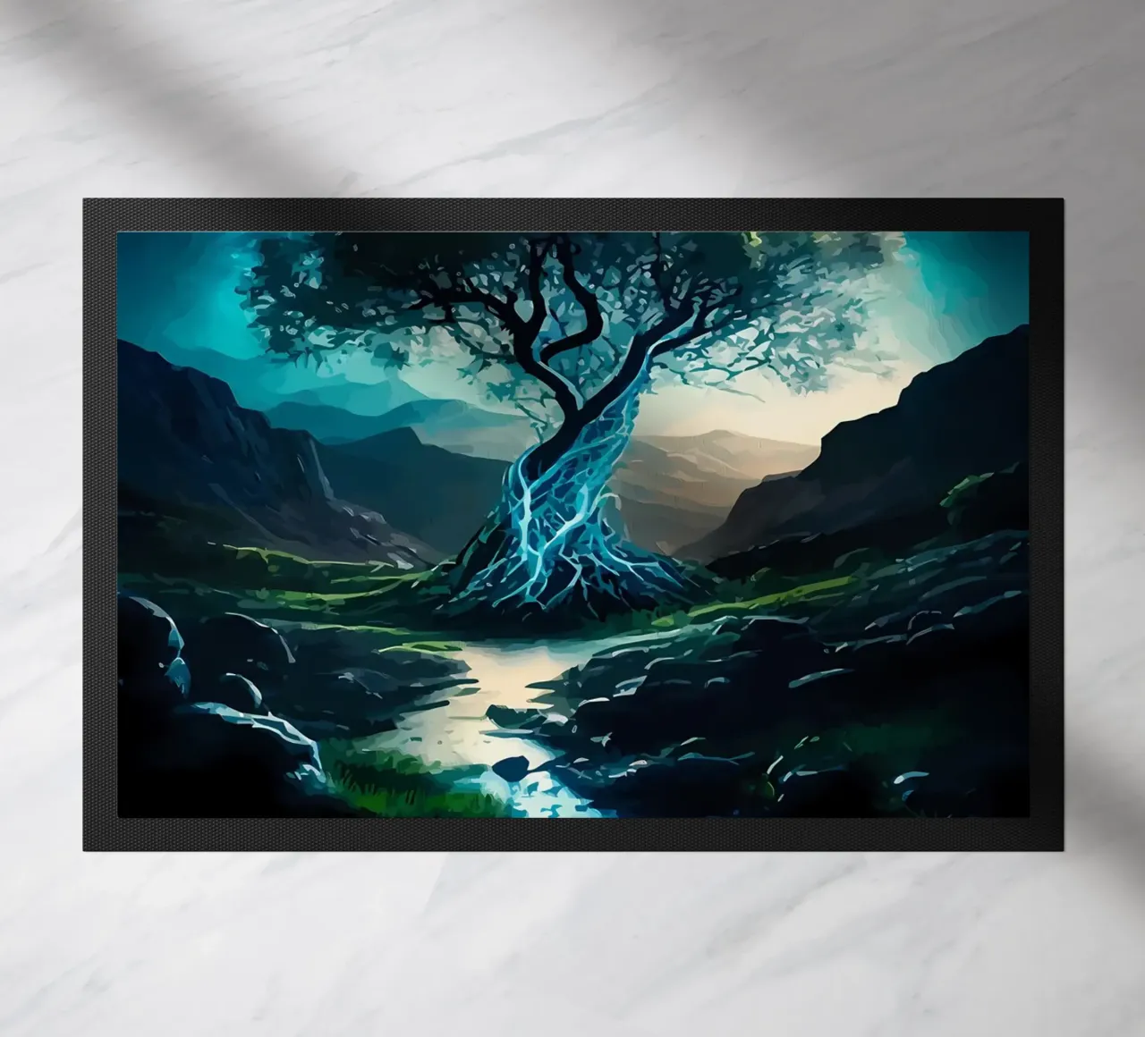 albero acqua ruscello zerbino da Jennifer R Spyhalski
